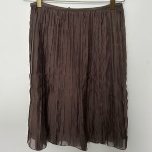 Nic + Zoe brown skirt